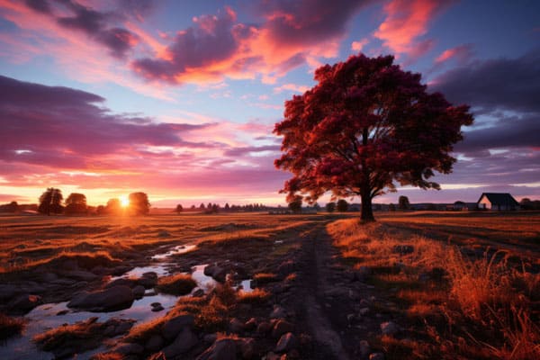 Campo-do-Meadow-Sunset-com-arvores-e-colorido-ceu-nublado-da-natureza-idilica-paisagem-idilica-171.jpg